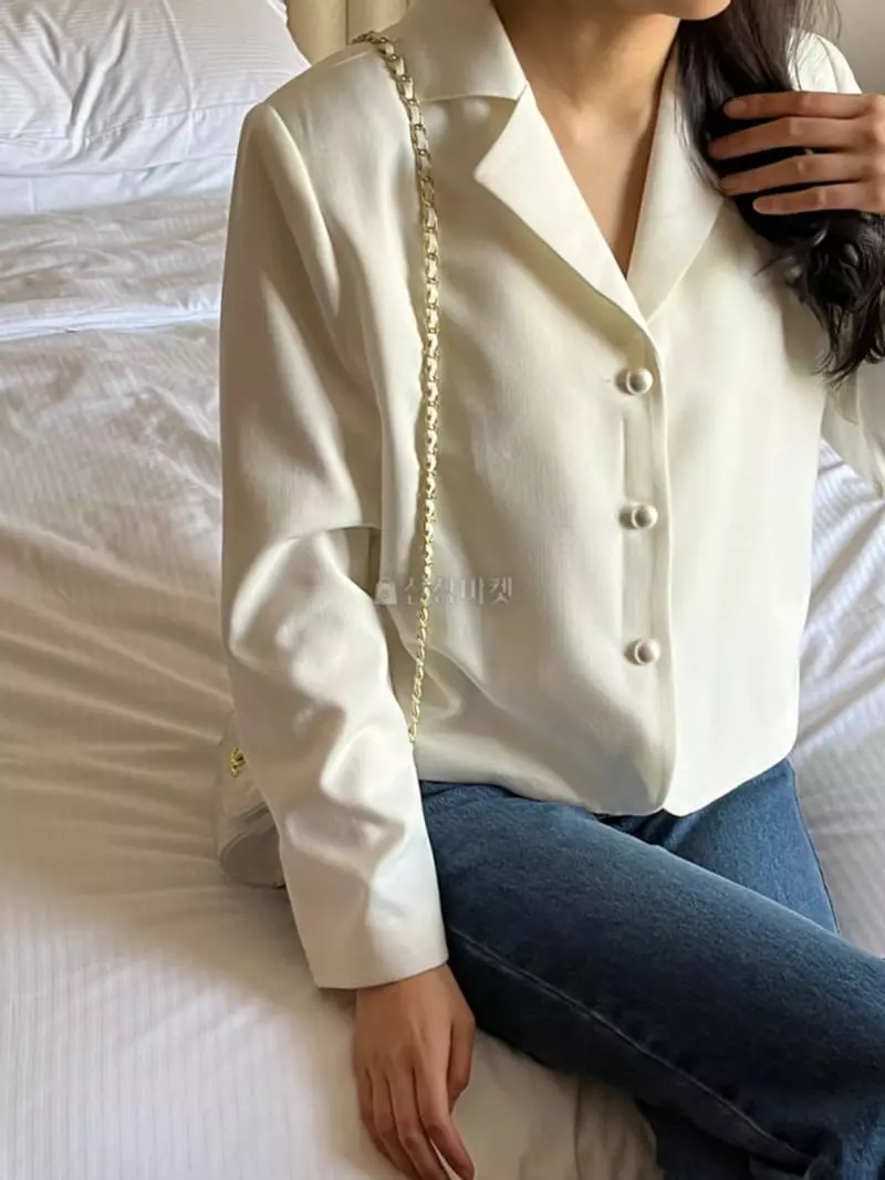 Atthismoment - Korean Women Fashion - #womensfashion - Pearl Jacket - 4