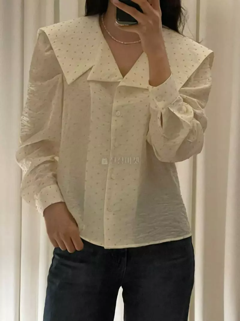 Atthismoment - Korean Women Fashion - #momslook - Bubble Blouse - 2