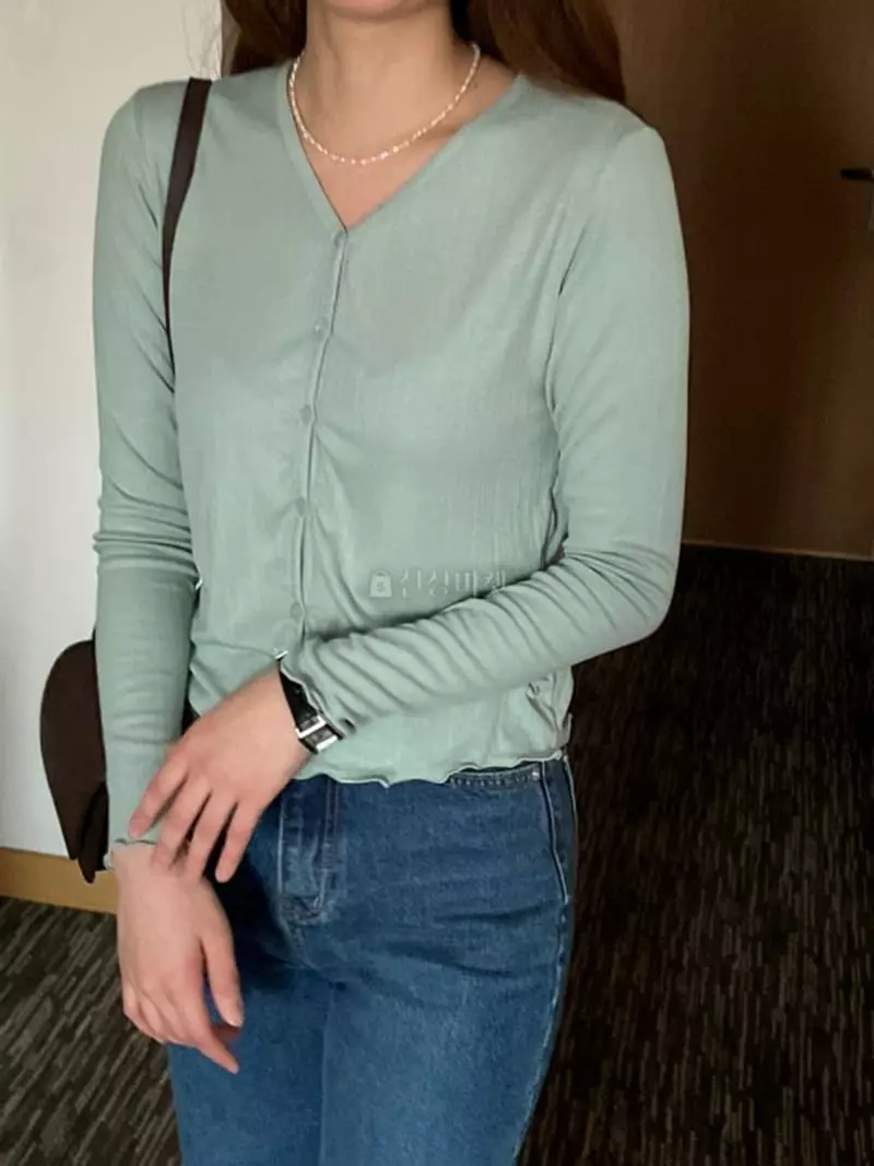 Atthismoment - Korean Women Fashion - #momslook - Rib Cardigan - 2