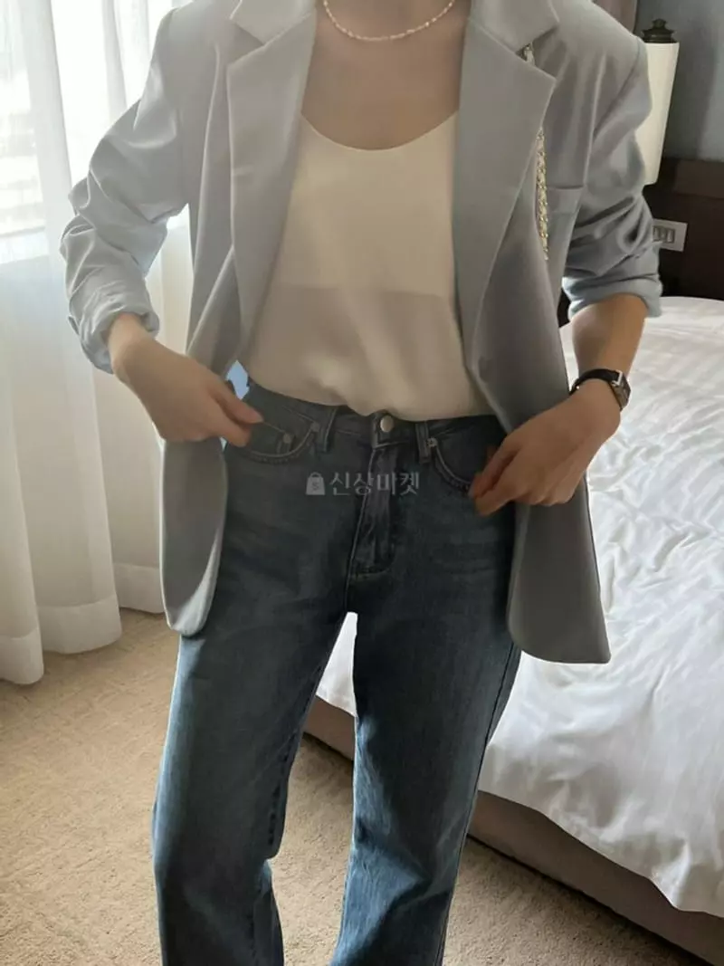 Atthismoment - Korean Women Fashion - #momslook - Silk Blouse - 3