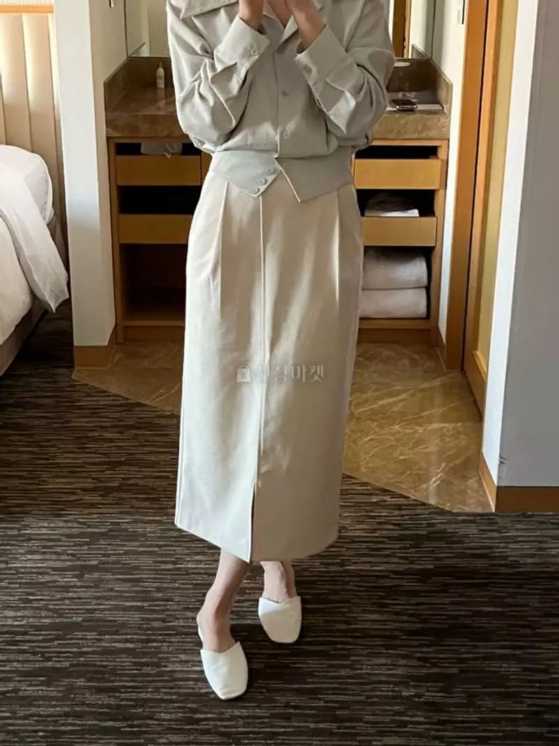 Atthismoment - Korean Women Fashion - #romanticstyle - Open Skirt