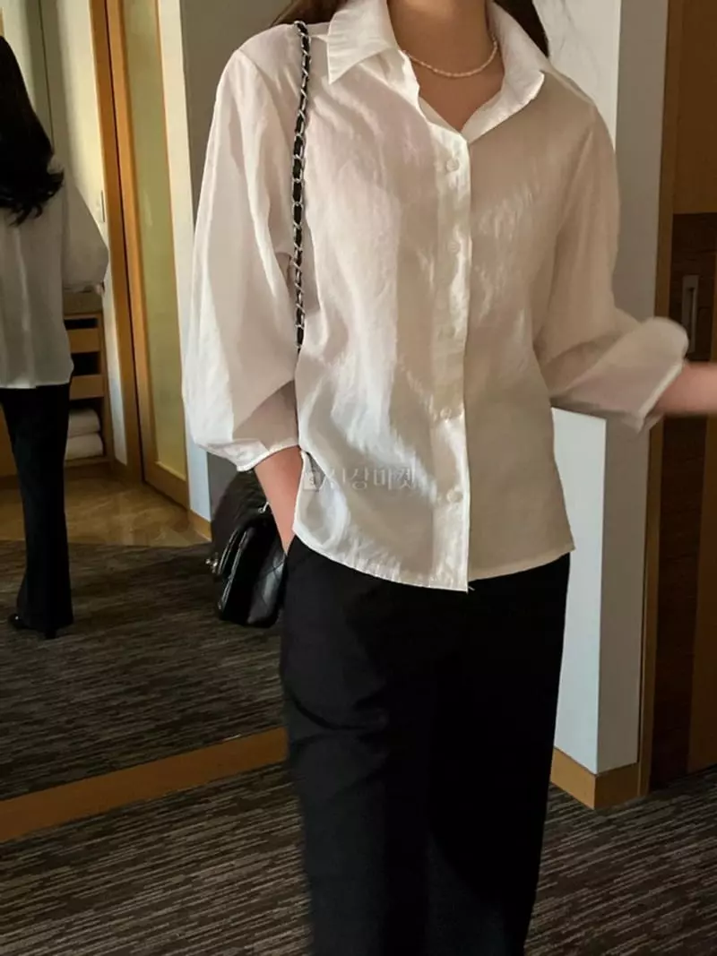 Atthismoment - Korean Women Fashion - #romanticstyle - Balloon Blouse