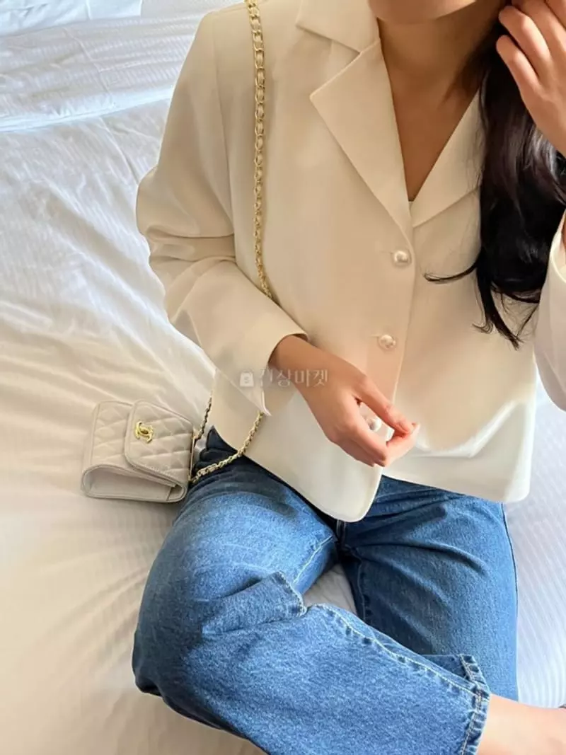 Atthismoment - Korean Women Fashion - #womensfashion - Pearl Jacket