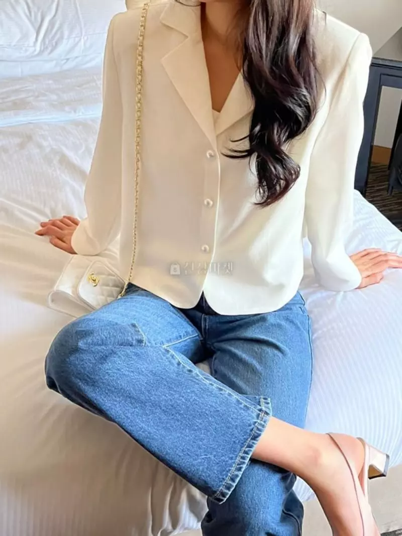 Atthismoment - Korean Women Fashion - #womensfashion - Pearl Jacket - 3
