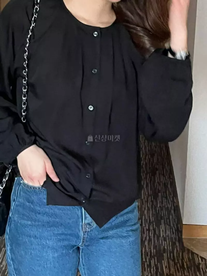 Atthismoment - Korean Women Fashion - #momslook - Pintuck Blouse - 4
