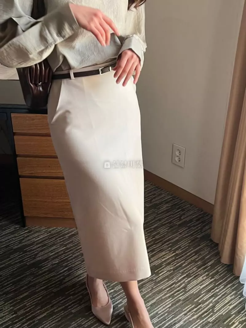 Atthismoment - Korean Women Fashion - #womensfashion - Belt Skirt (belt set) - 3