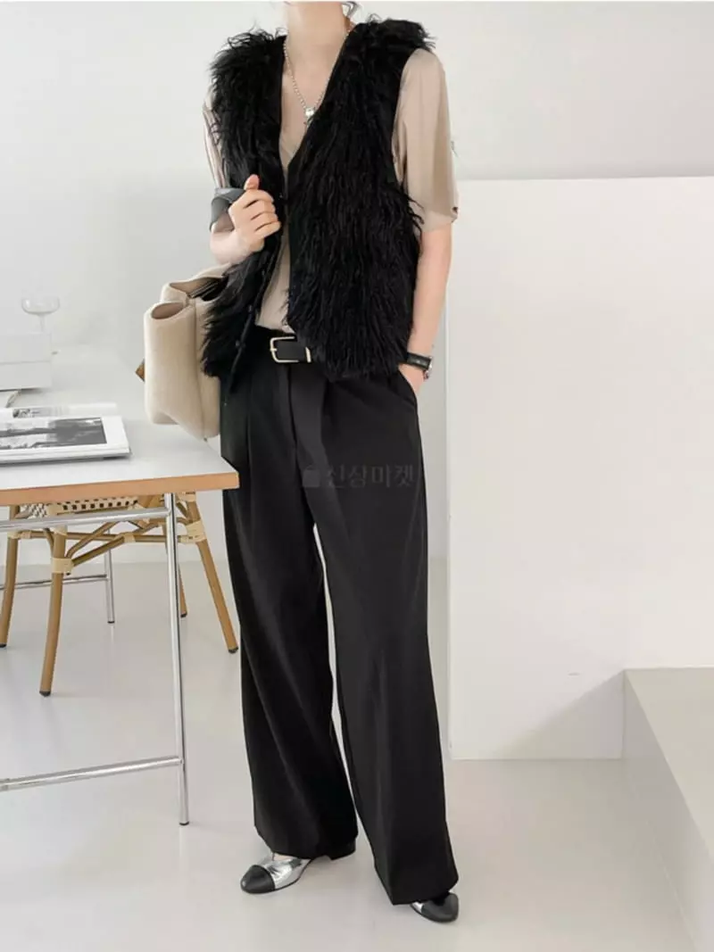 Auver_Fit - Korean Women Fashion - #momslook - Loose Fit Pants - 2