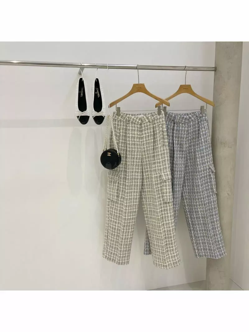 Auver_Fit - Korean Women Fashion - #thatsdarling - Cargo Tweed Pants - 4