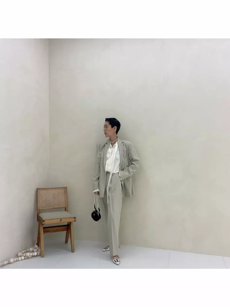 Auver_fit - Korean Women Fashion - #momslook - Pearl Pin Line Jacket - 3
