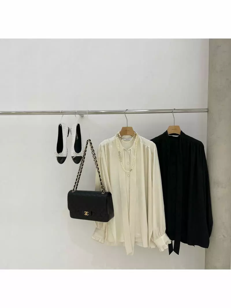 Auver_fit - Korean Women Fashion - #womensfashion - Thai Silk Blouse - 4