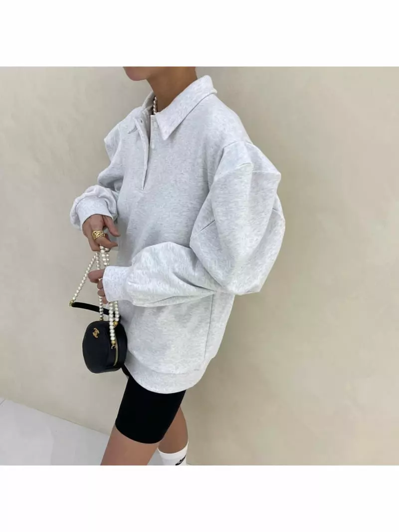 Auver_fit - Korean Women Fashion - #thatsdarling - Pk pentagon Sweatshirt - 2