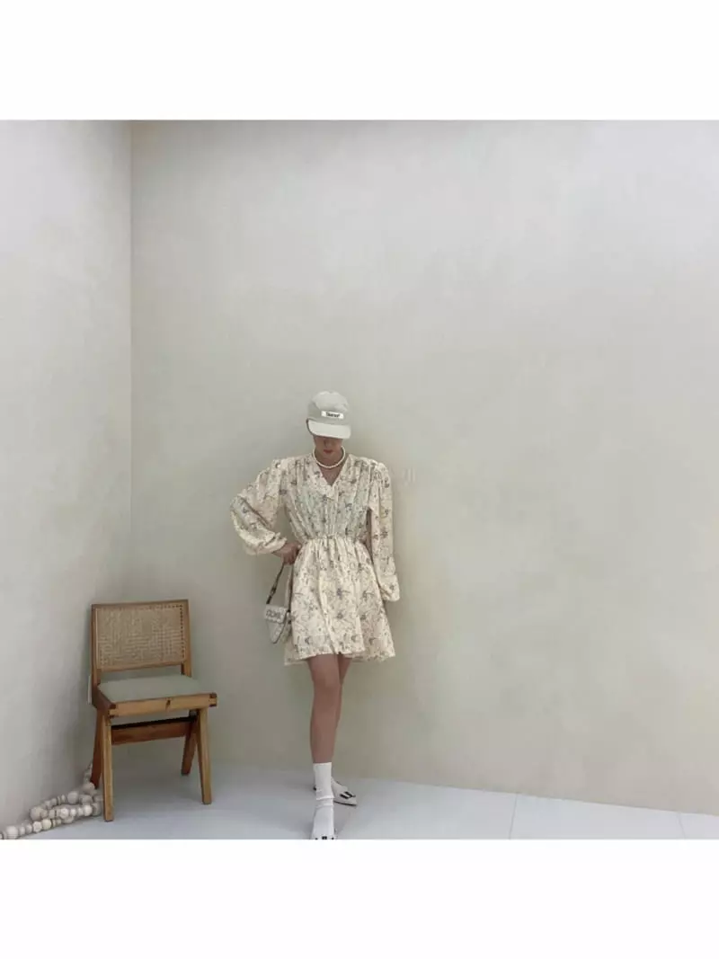 Auver_fit - Korean Women Fashion - #womensfashion - Fine Flowers Mini One-piece