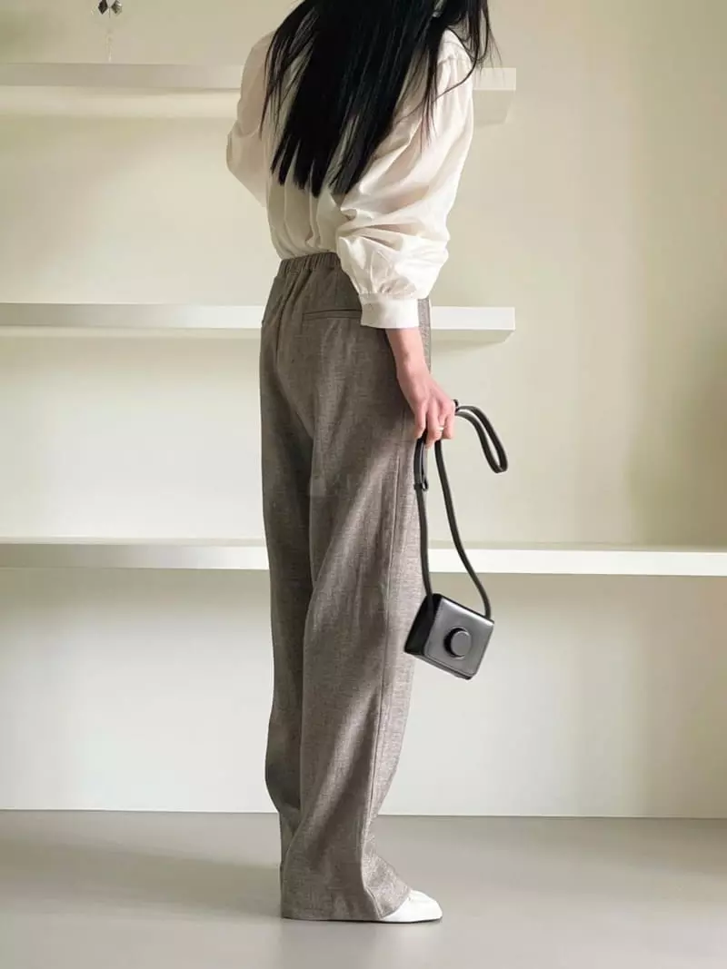 Avecnous - Korean Women Fashion - #momslook - Daniel Pants - 3