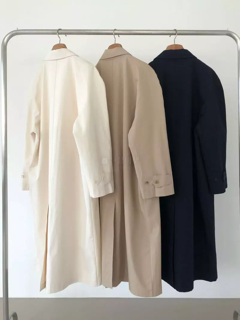 Avecnous - Korean Women Fashion - #momslook - Lowwet Trench Coat - 3