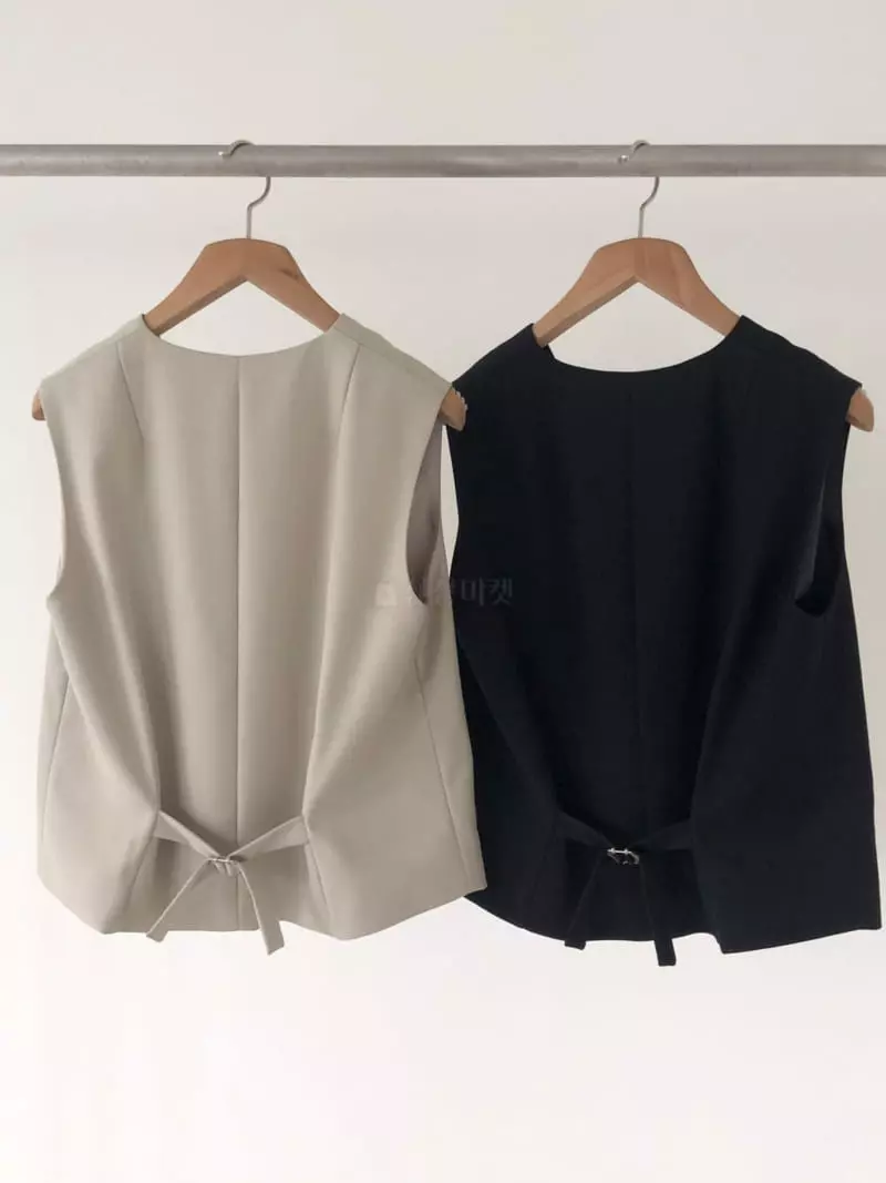 Avecnous - Korean Women Fashion - #womensfashion - Blow Vest - 3