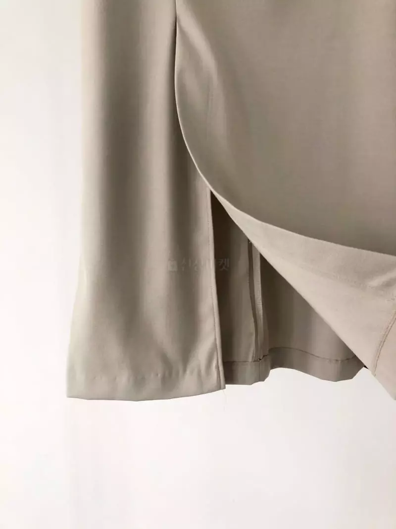 Avecnous - Korean Women Fashion - #womensfashion - Rib Slit Skirt - 2