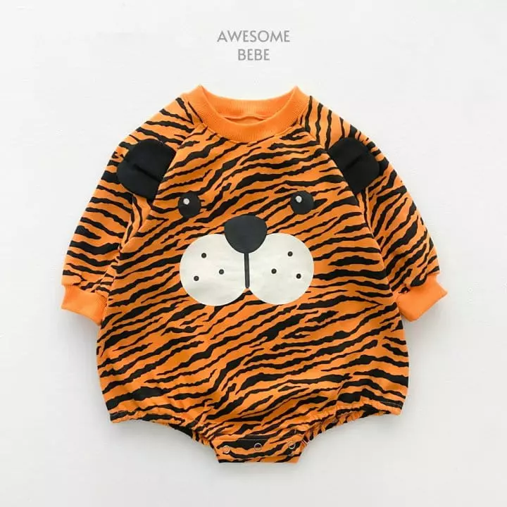 Awesome Bebe - Korean Baby Fashion - #babyboutiqueclothing - Animal Bodysuit