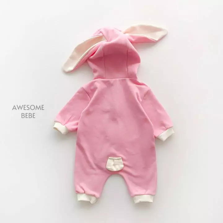 Awesome Bebe - Korean Baby Fashion - #babyoutfit - Animal Hoody Bodysuit - 10