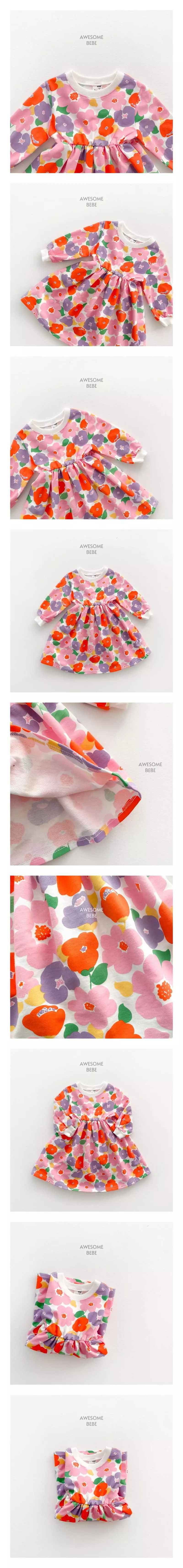 Awesome Bebe - Korean Children Fashion - #kidsstore - Flower One-piece
