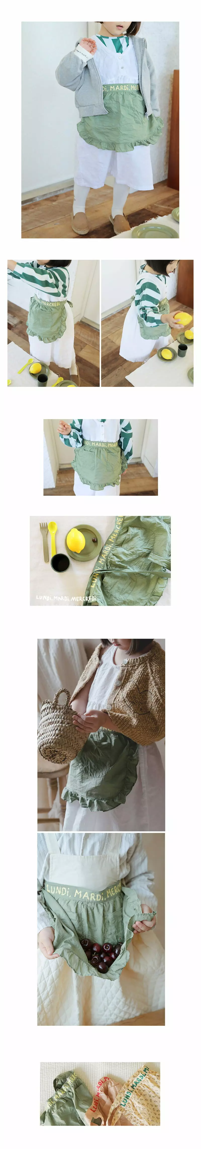 BIEN A BIEN - Korean Children Fashion Brand - #Kfashion4kids - Lundy Apron - 3