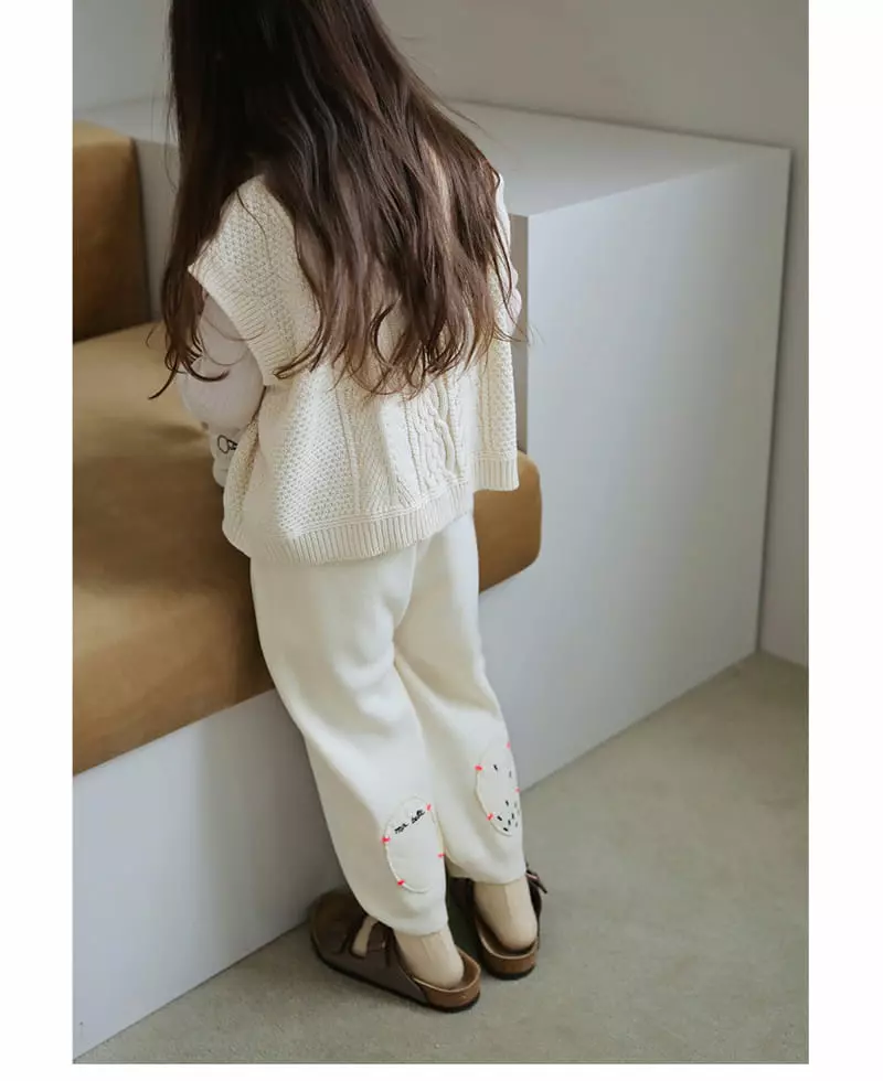 BIEN A BIEN - Korean Children Fashion Brand - #Kfashion4kids - Chu Knit Pants