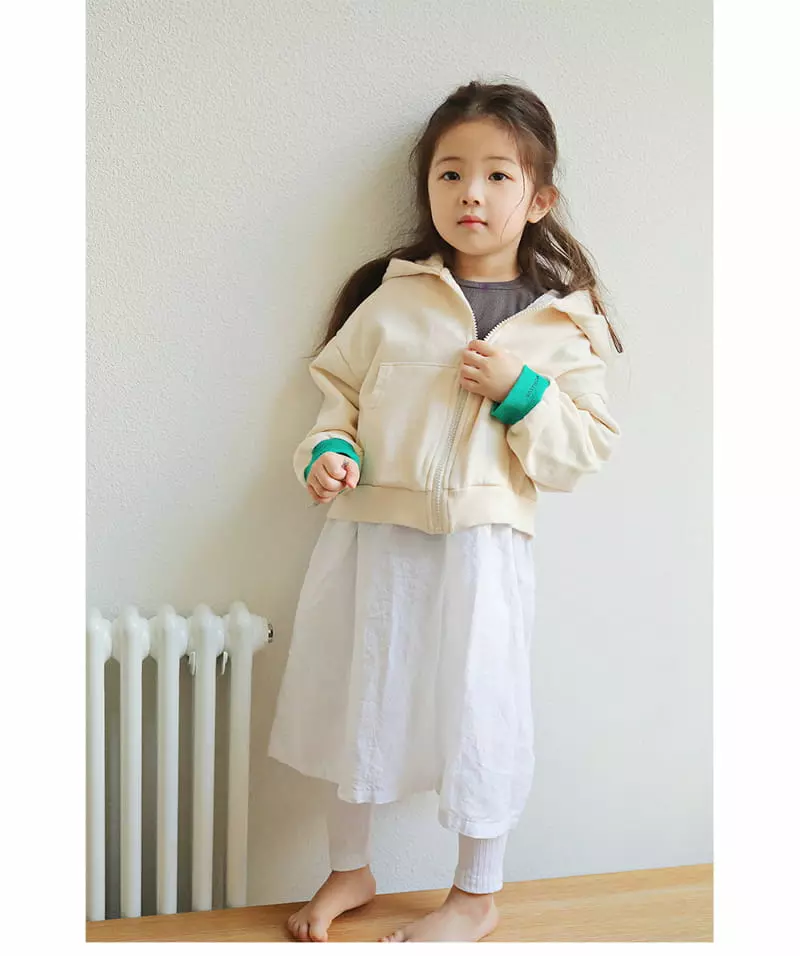 BIEN A BIEN - Korean Children Fashion Brand - #childofig - Paper Hoody Zip-up