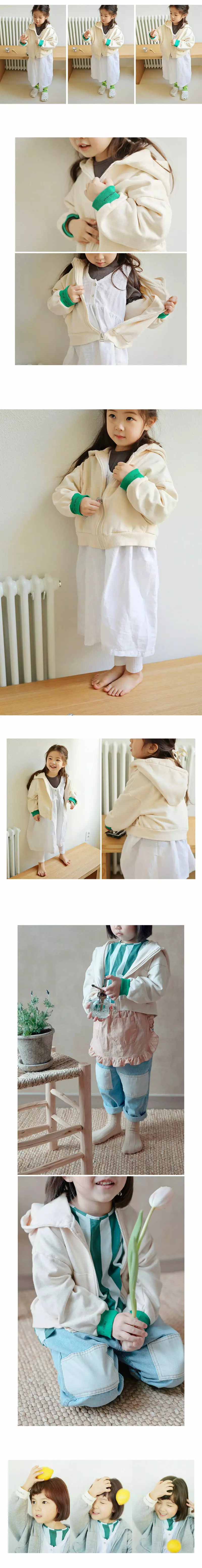 BIEN A BIEN - Korean Children Fashion Brand - #childrensboutique - Paper Hoody Zip-up - 2