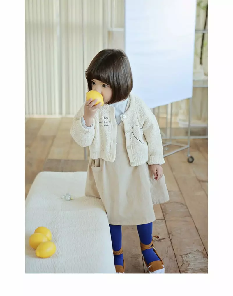 BIEN A BIEN - Korean Children Fashion Brand - #designkidswear - Book Knit Cardigan