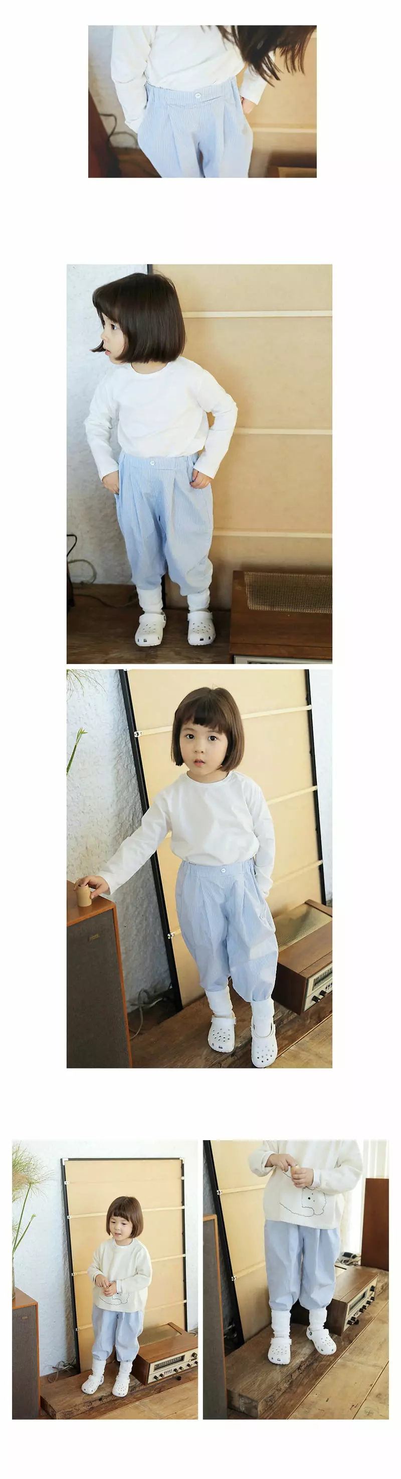 BIEN A BIEN - Korean Children Fashion Brand - #designkidswear - Chair Pintuck Pants - 4