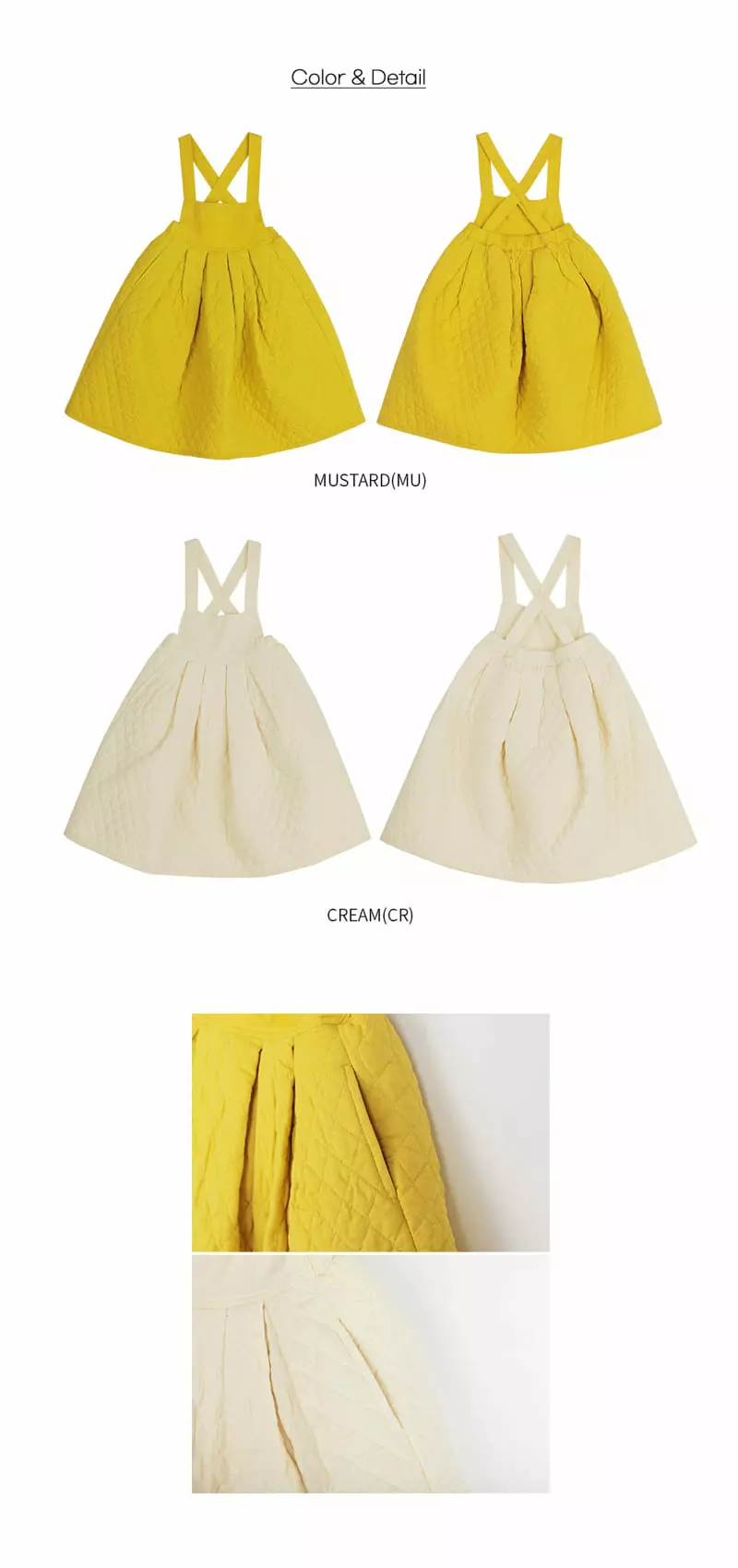 BIEN A BIEN - Korean Children Fashion Brand - #kidsstore - Chu Quilting Skirt - 4