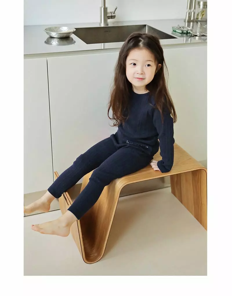 BIEN A BIEN - Korean Children Fashion Brand - #littlefashionista - Hug Rib Set