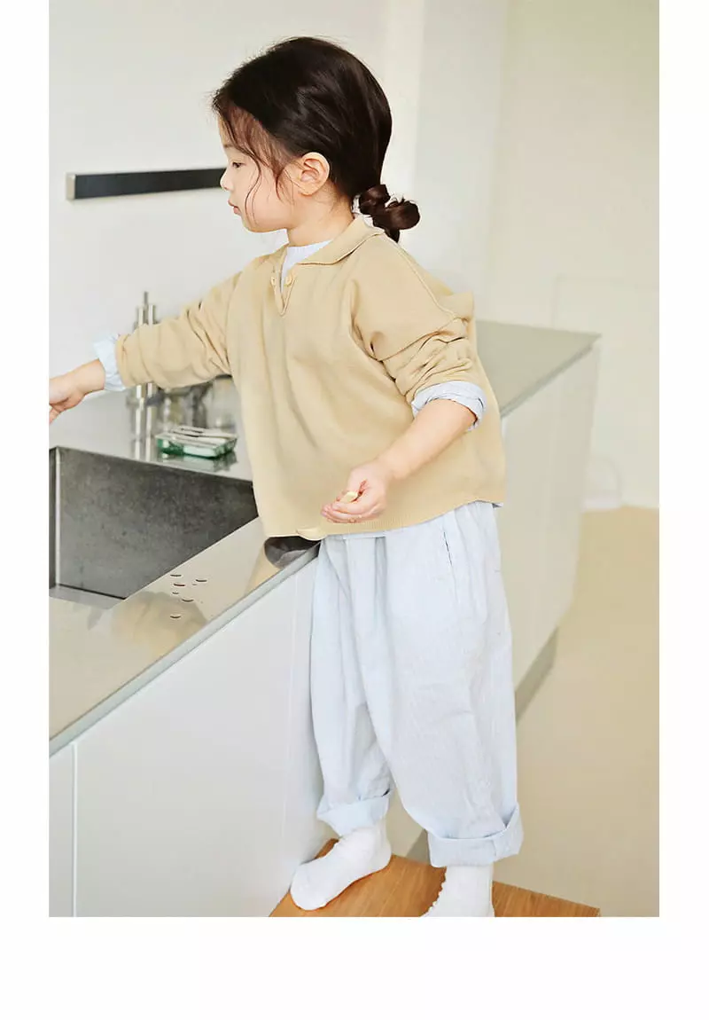 BIEN A BIEN - Korean Children Fashion Brand - #magicofchildhood - Rice Knit Pullover