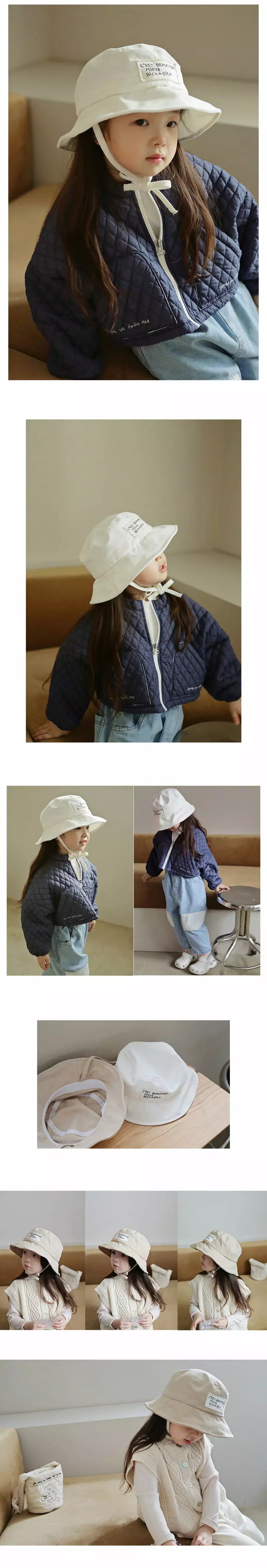 BIEN A BIEN - Korean Children Fashion Brand - #magicofchildhood - Roban Bucket Hat - 2