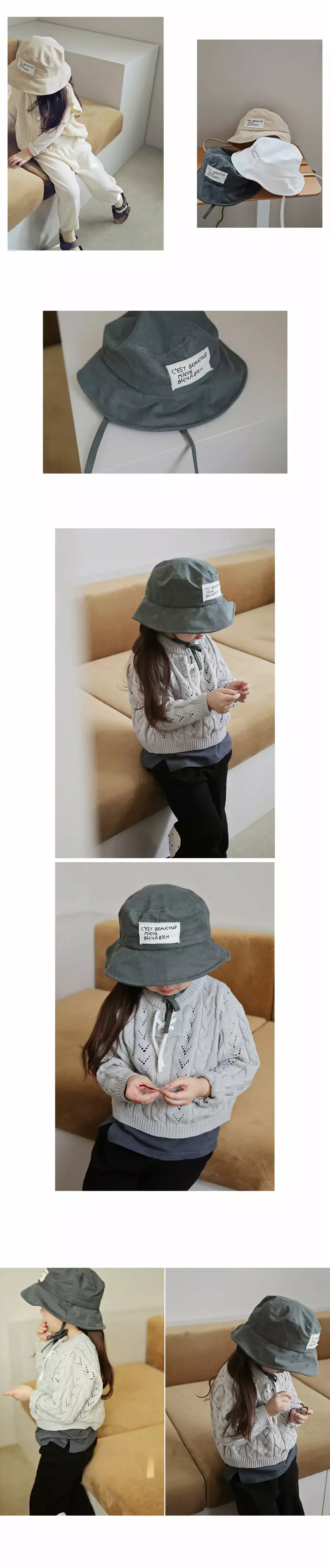 BIEN A BIEN - Korean Children Fashion Brand - #minifashionista - Roban Bucket Hat - 3