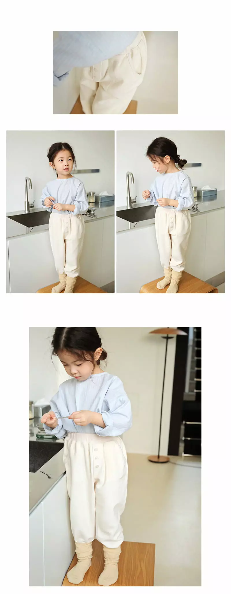 BIEN A BIEN - Korean Children Fashion Brand - #stylishchildhood - Blanket Jogger Pants - 2