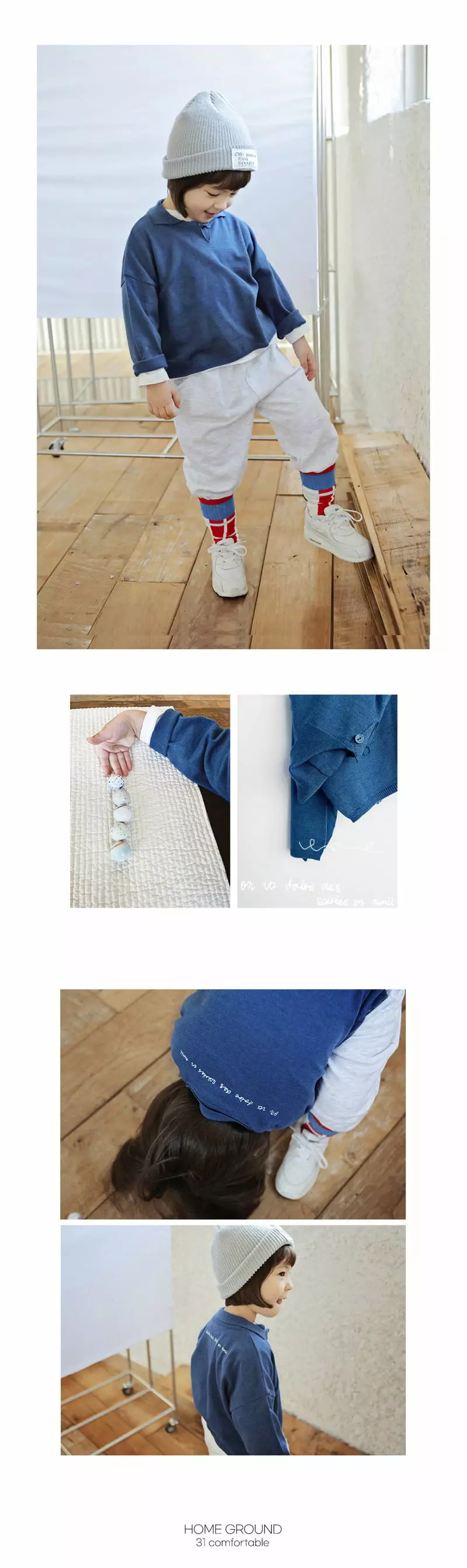 BIEN A BIEN - Korean Children Fashion Brand - #todddlerfashion - Rice Knit Pullover - 4