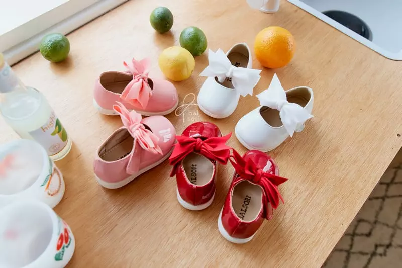 BabyZzam - Korean Baby Fashion - #babyfever - Cuty Raibbon Flats - 3