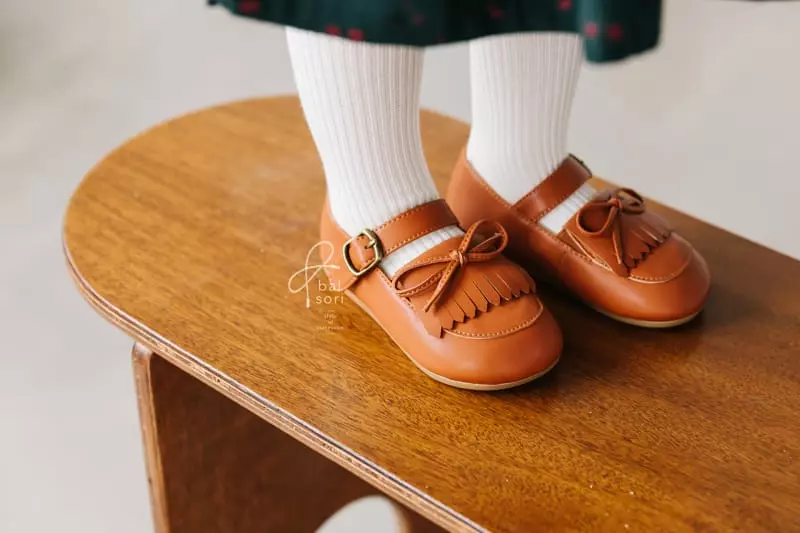 BabyZzam - Korean Children Fashion - #Kfashion4kids - Mustache Ribbon Loafer - 11