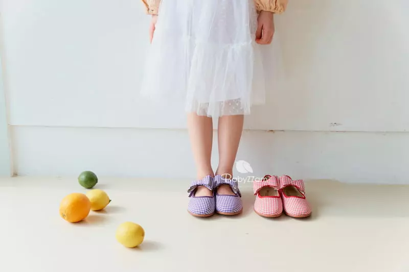 BabyZzam - Korean Children Fashion - #stylishchildhood - Ive Check Flats - 4