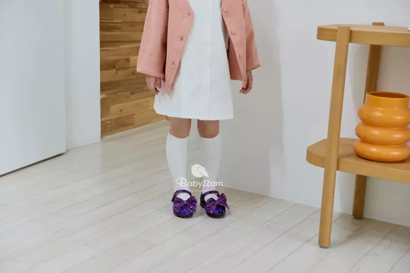 BabyZzam - Korean Children Fashion - #childofig - Tiara Ribbon Flats - 6