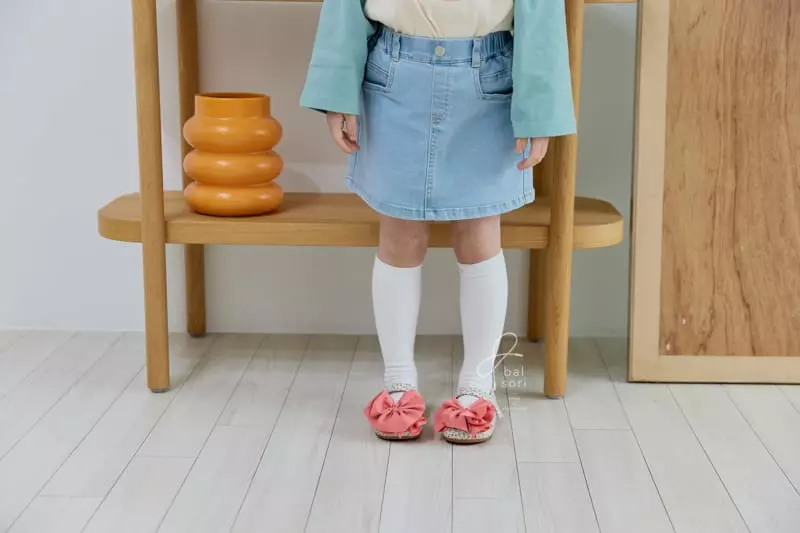 BabyZzam - Korean Children Fashion - #childofig - Lovely Ribbon Flats - 4