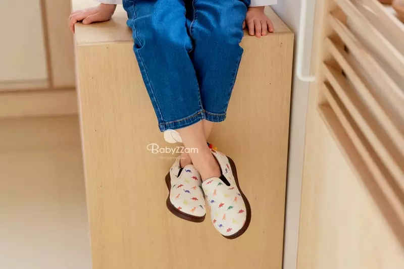 BabyZzam - Korean Children Fashion - #childrensboutique - LED Dino Slip-on - 6