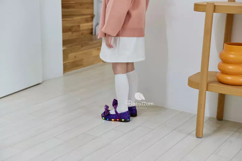 BabyZzam - Korean Children Fashion - #childrensboutique - Tiara Ribbon Flats - 8