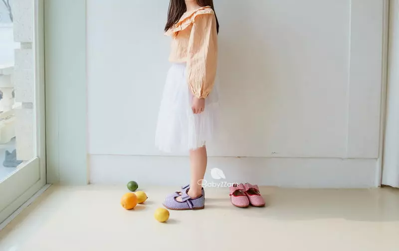 BabyZzam - Korean Children Fashion - #designkidswear - Ive Check Flats - 6