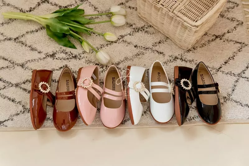 BabyZzam - Korean Children Fashion - #fashionkids - Ena Flats - 2