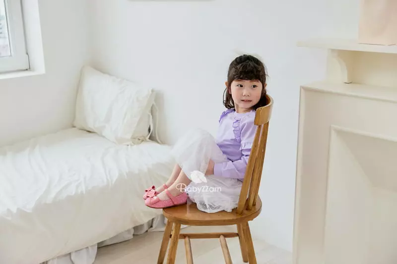 BabyZzam - Korean Children Fashion - #fashionkids - Enamel Ribbon Flats - 10