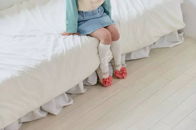 BabyZzam - Korean Children Fashion - #fashionkids - Lovely Ribbon Flats - 8