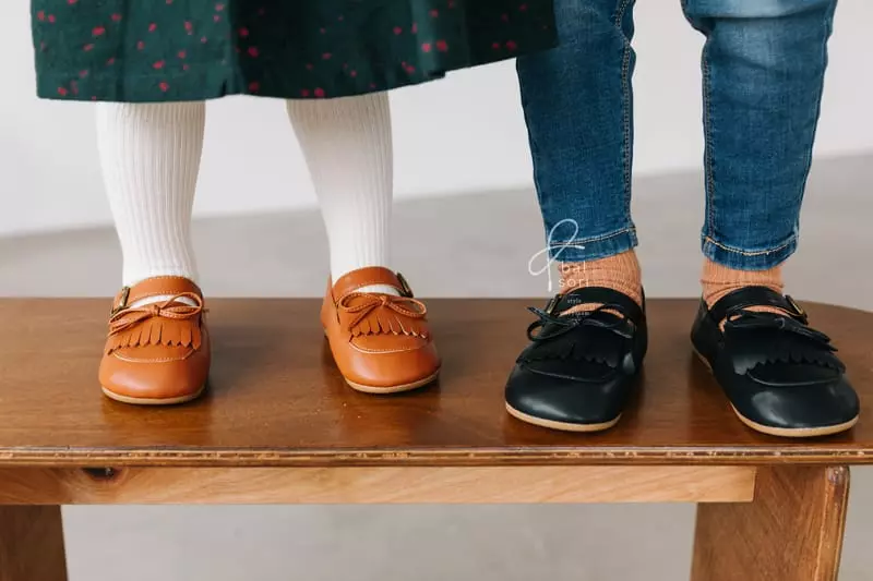 BabyZzam - Korean Children Fashion - #fashionkids - Mustache Ribbon Loafer - 7