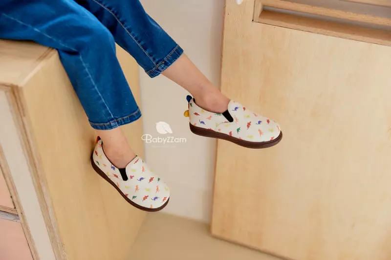 BabyZzam - Korean Children Fashion - #kidsshorts - LED Dino Slip-on - 10