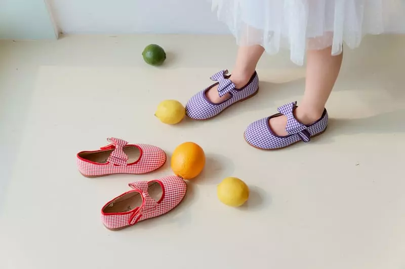 BabyZzam - Korean Children Fashion - #kidsstore - Ive Check Flats - 10